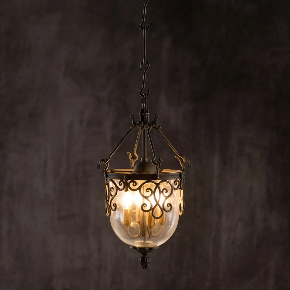 Lustra impresionanta din fier forjat HL 2245