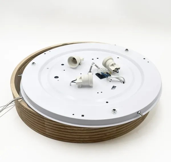 Brilagi - Lustră LED pe cablu CARVALHO MODERN 3xE27/60W/230V stejar diam. 47,5 cm