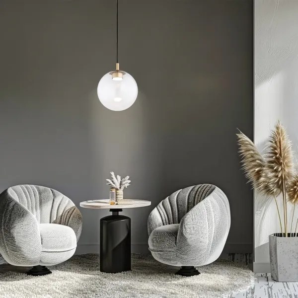 Lustră pe cablu Argon 8828 SACRAMENTO 1xGX53/8W/230V transparent/auriu