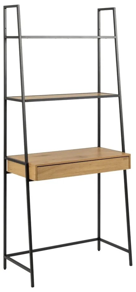 Bibliotecă în decor de stejar sălbatic Actona Seaford, 77 x 174,5 cm
