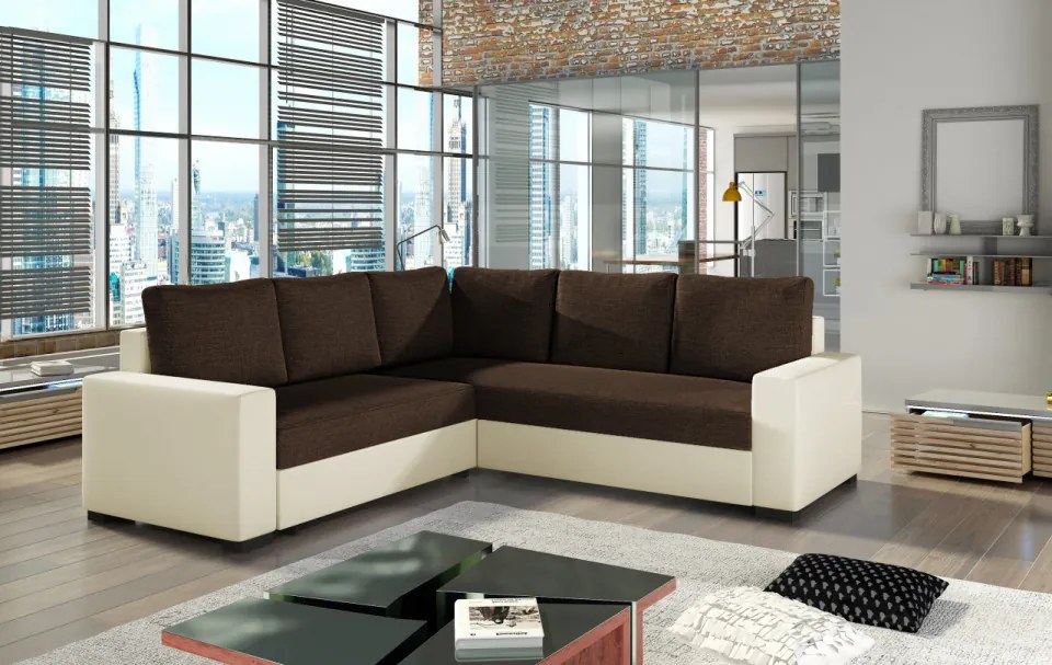 Coltar extensibil cu spatiu pentru depozitare, 240x240x90 cm, Canis 1, Eltap