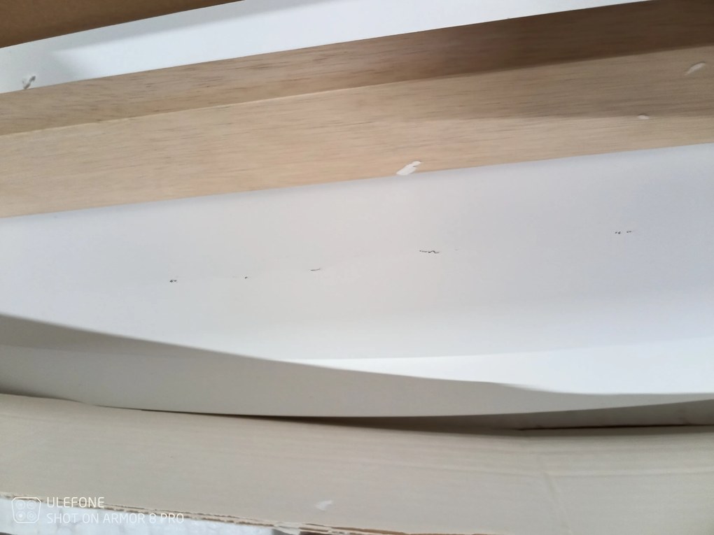 OFERTA Masa de dining alba COMBO II 120(160)X80, extensibila calitatea II