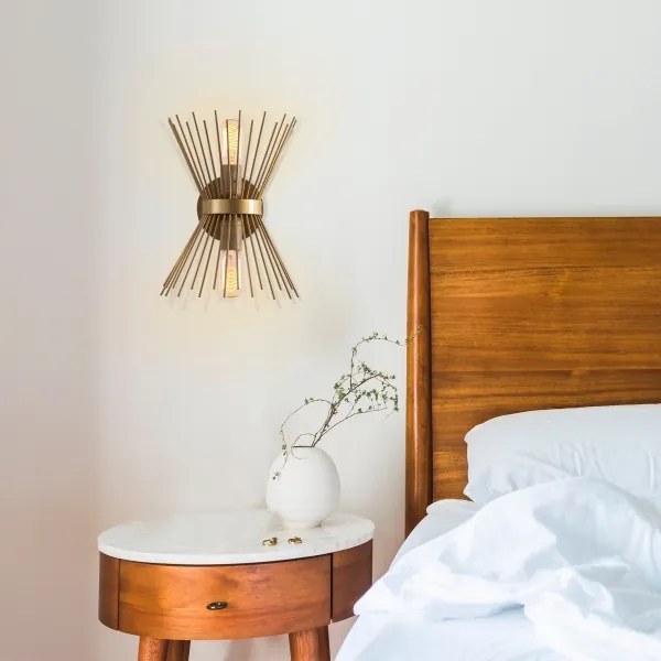 Aplică KIRPI 2xE27/40W/230V aurie