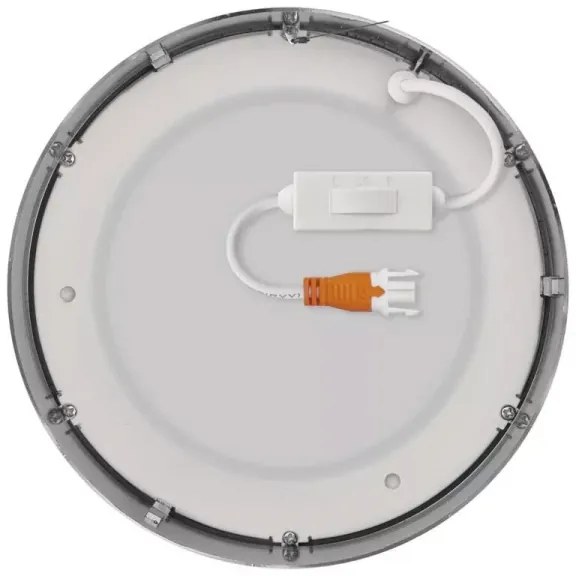 Plafonieră LED/12,5W/230V 3000/3500/4000K d. 17 cm crom