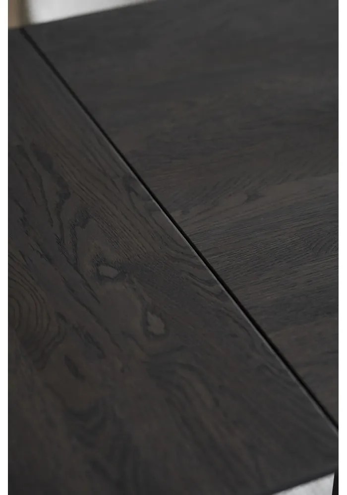 Masă de dining extensibilă din lemn masiv de stejar 120x80 cm Filippa - Rowico