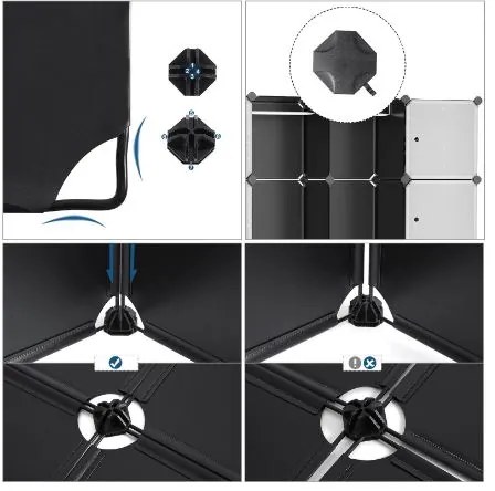 Raft modular 178x143x36cm
