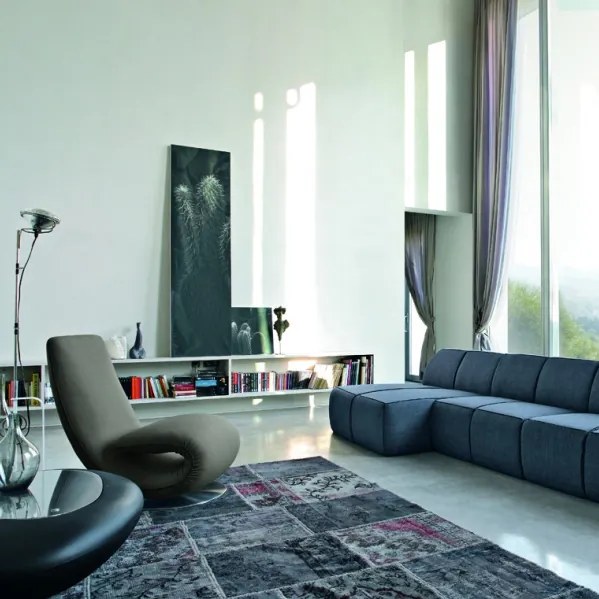 Sezlong cu mecanim de pliere/ Fotoliu design LUX Ricciolo TC 7865