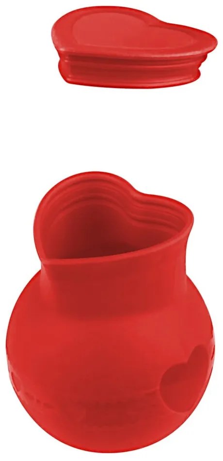Recipient din silicon pentru topirea ciocolatei Dr. Oetker Flexxibel Love, 250 ml, roșu