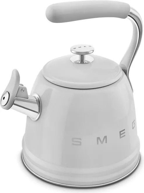 Ceainic cu fluier Smeg WKF01SS, 2,3 l, Inducție, Maner rece, Otel, Argintiu