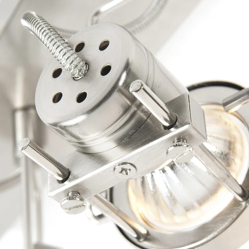 Spotlight industrial din oțel cu 3 lumini rotative și reglabile - Suplux