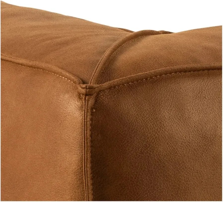 Modul pentru canapea maro coniac (colț stânga) Fairfield Kentucky – Bonami Selection