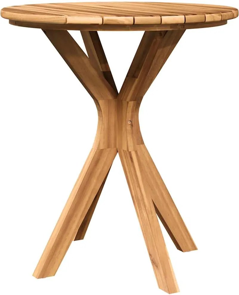 vidaXL Masă laterală Maro 70 x 70 x 75 cm Lemn solid de tec