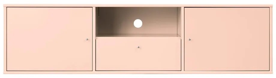 Comodă TV roz-deschis 161x42x45 cm Mistral – Hammel Furniture