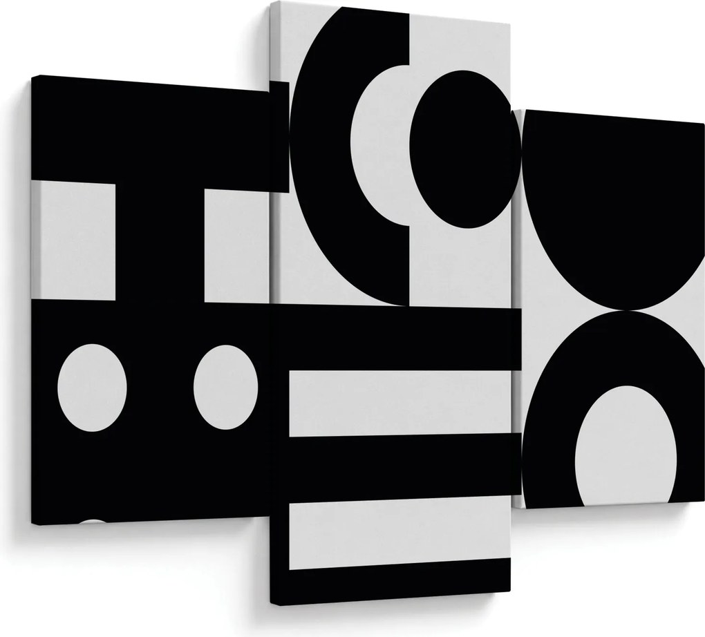 Tablou - Abstracție geometrică N⁰3 (90x60 cm)