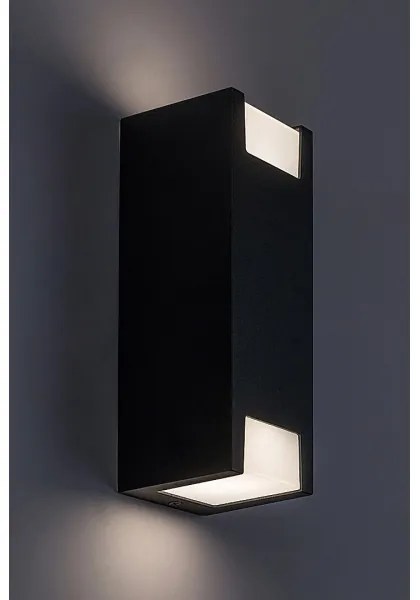 Aplică de exterior Rabalux 77055 CERNON 2xGU10/7W/230V IP44 negru