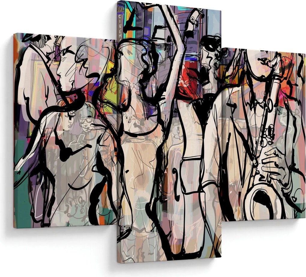 Tablou - Seara de jazz (90x60 cm)