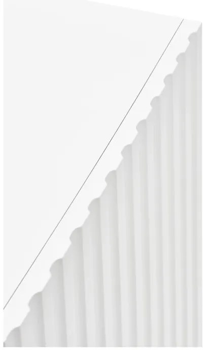 Comodă Teulat Doric, lățime 92 cm, alb