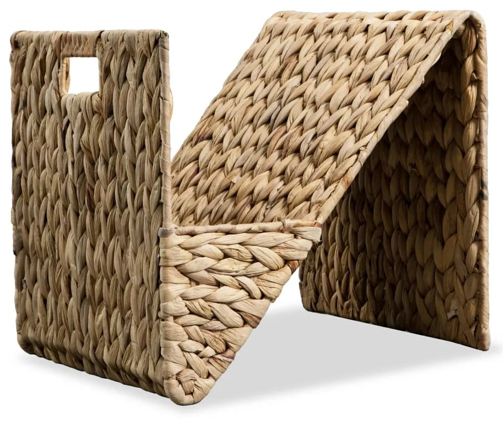 245494 vidaXL Suport pentru reviste, 31x31x31 cm, zambilă de apă