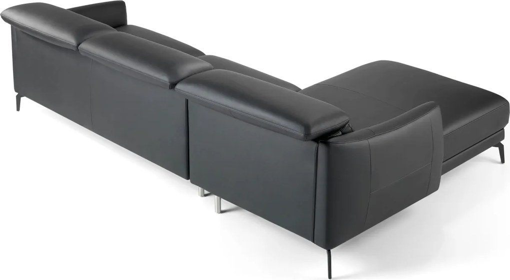 Coltar cu sezlong stanga, elegant, design italian William AC-5359-L