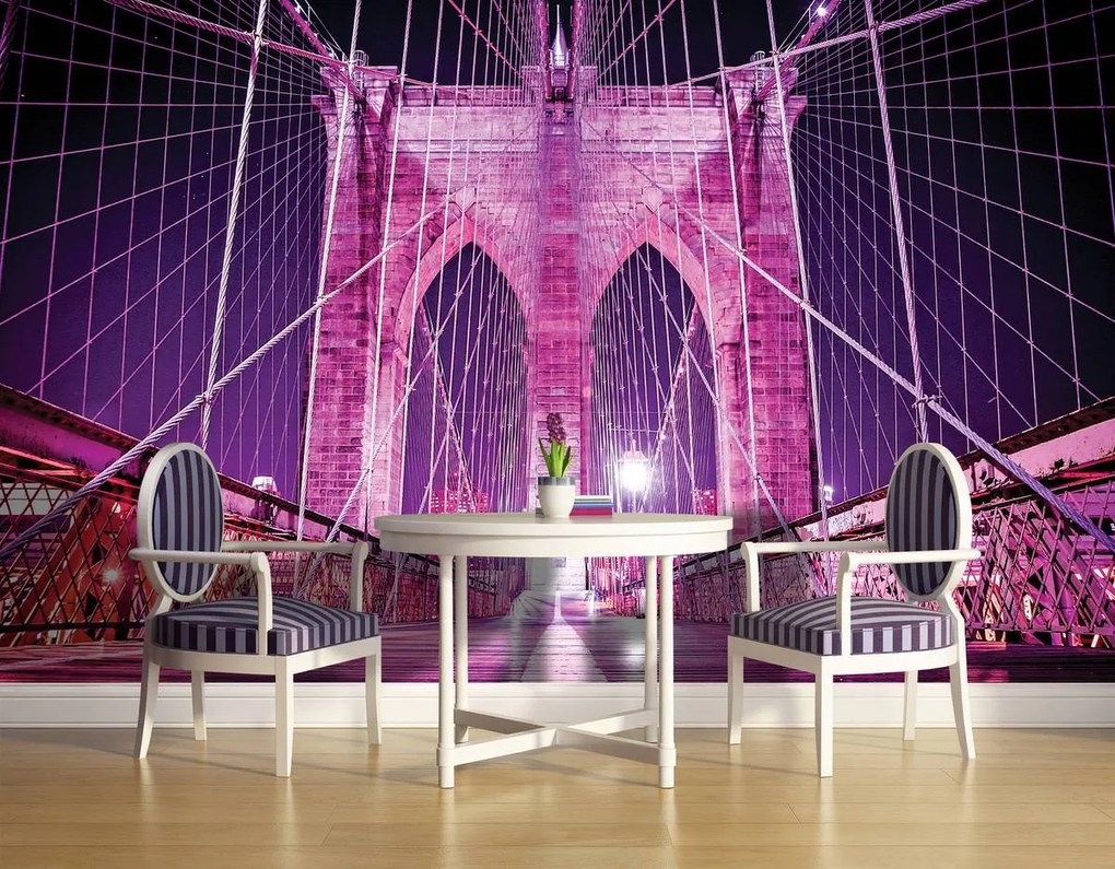 Fototapet - New York City Urban Brooklyn Bridge (152,5x104 cm)