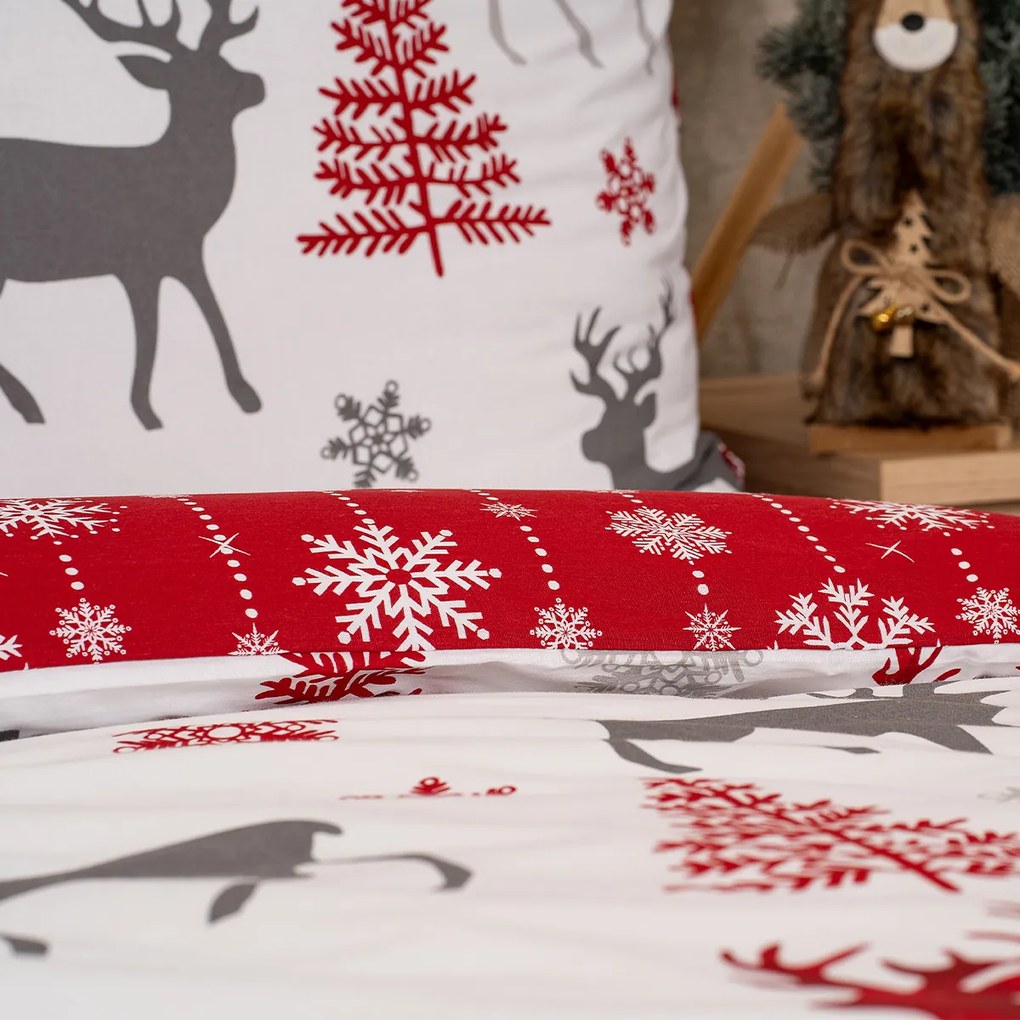 Lenjerie de pat din bumbac 4Home Snow, 140 x 220 cm, 70 x 90 cm