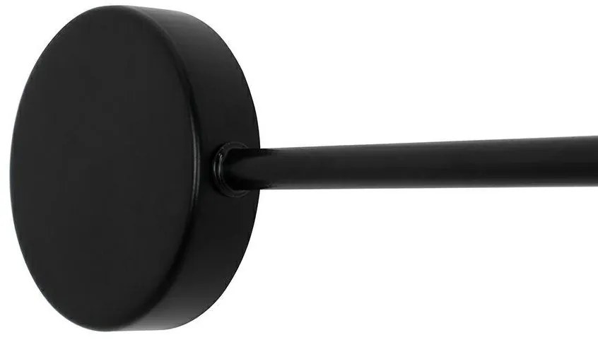 Aplica de perete LED design ambiental SHADOW 4S negru