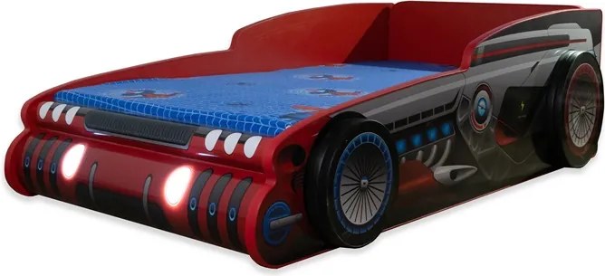Pat masina Robocar cu lumini