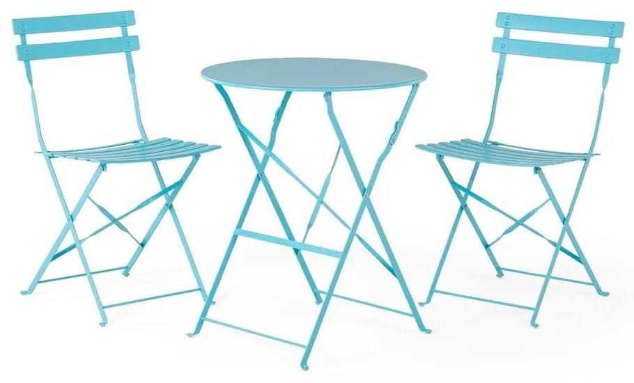 Set mobilier de grădină Le Bonom Retro, albastru