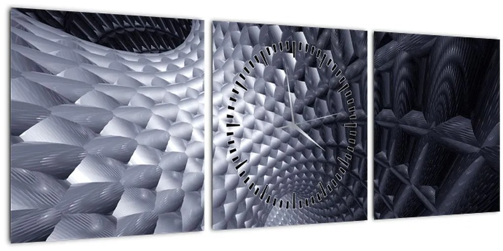 Tablou - Abstract 3D (cu ceas) (90x30 cm)