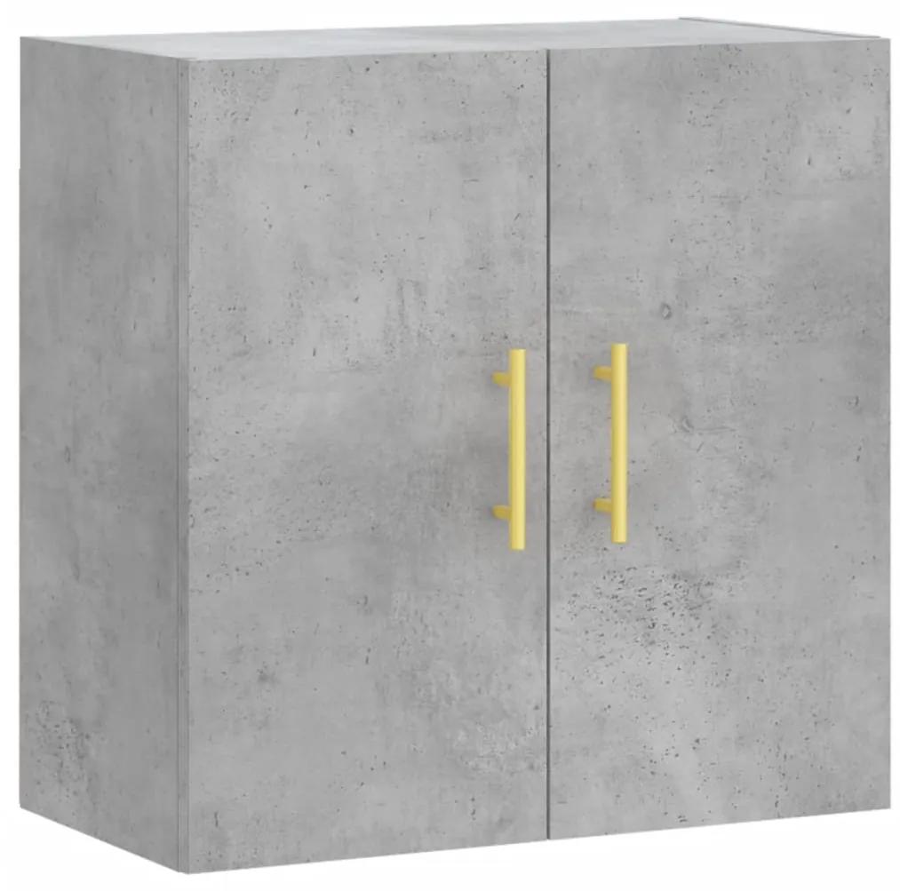 829952 vidaXL Dulap de perete, gri beton, 60x31x60 cm, lemn compozit