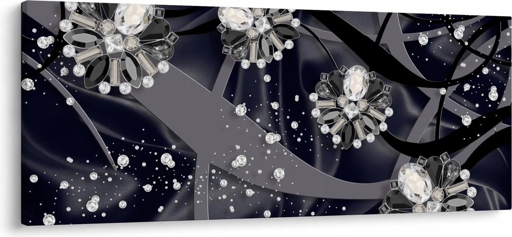 Tablou - Diamante în spațiu (120x50 cm)