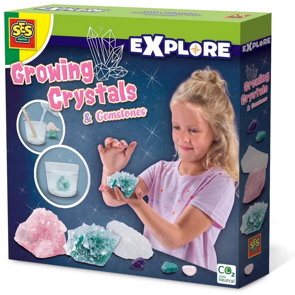 Set creativ - Crestem cristale si pietre pretioase