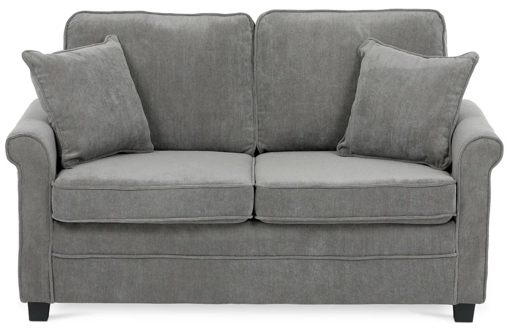 Canapea cu două locuri ASB-4170 GREY2, manșetă,gri