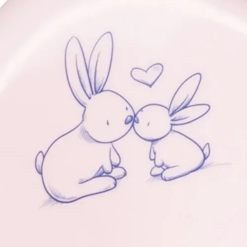 Oală de noapte Tega Bunny, roz