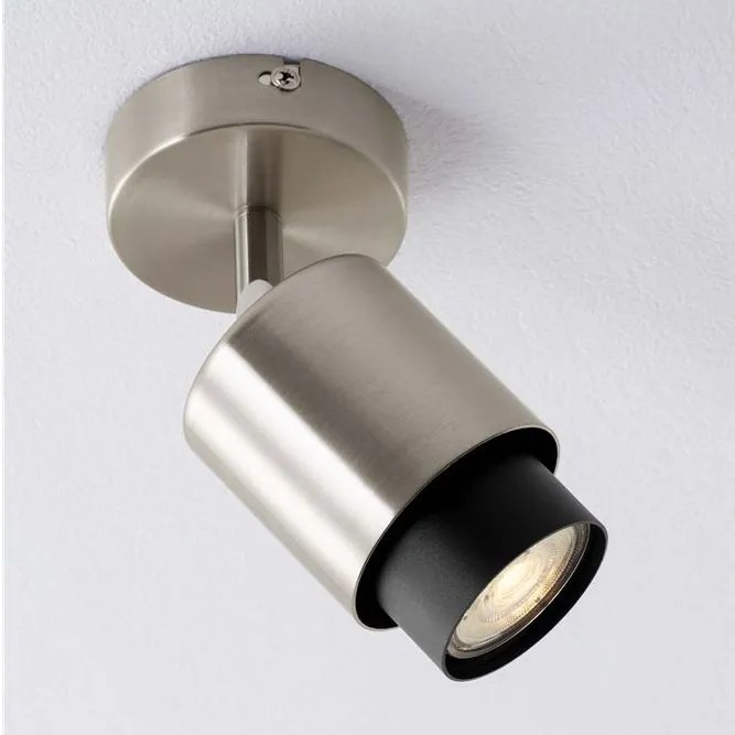 Plafoniera, Spot aplicat Ison nickel