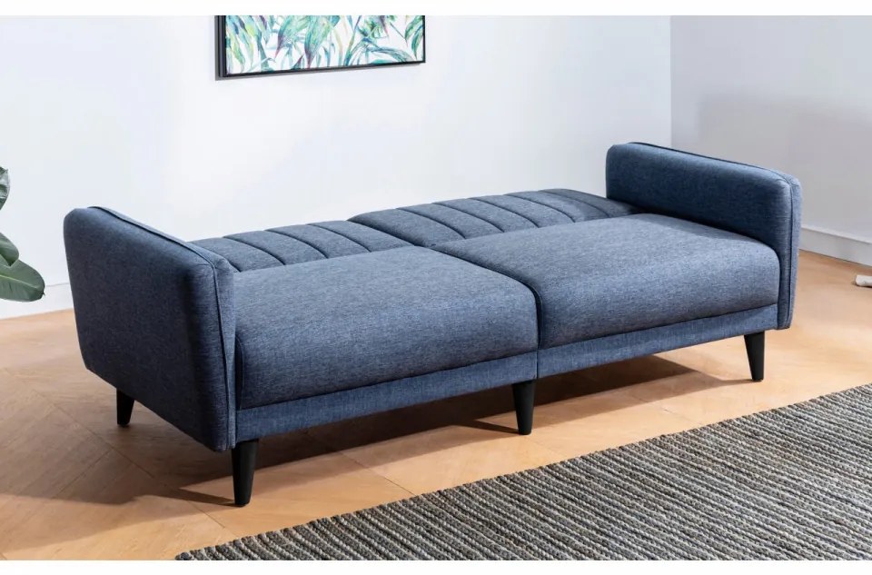 Set Canapea Extensibilă si Fotoliu Aqua - S, Albastru