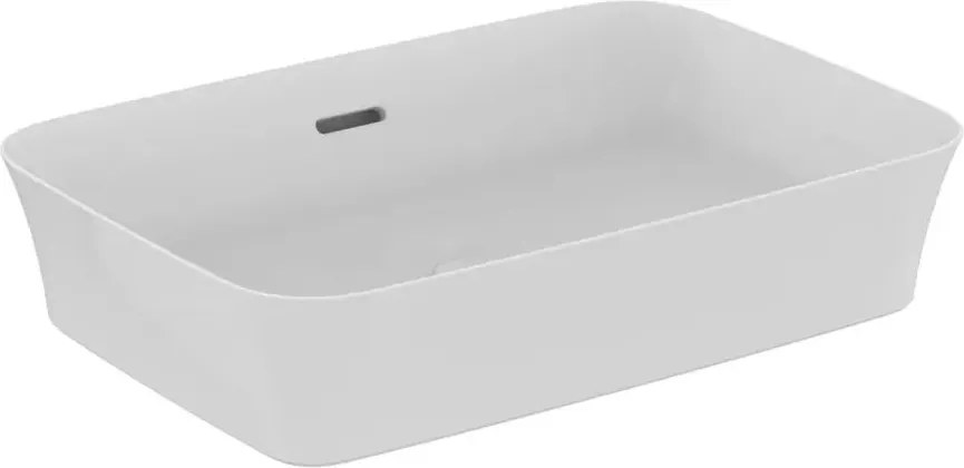 Lavoar pe blat Ideal Standard Atelier Ipalyss 55 cm alb lucios cu preaplin