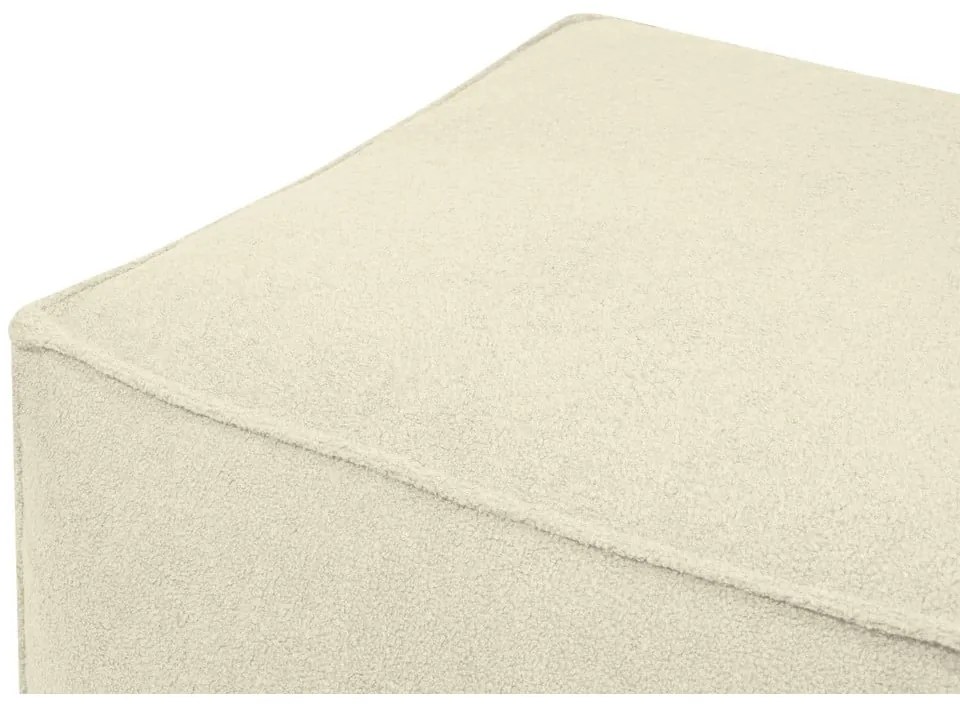 Fotoliu bean bag maro cu tapițerie din țesătură bouclé Mass – SLOWDOWN