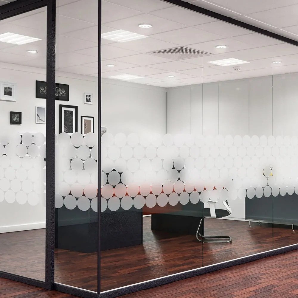 Autocolante pentru fereastră 50 buc. 10x10 cm Clackout Circle – Ambiance