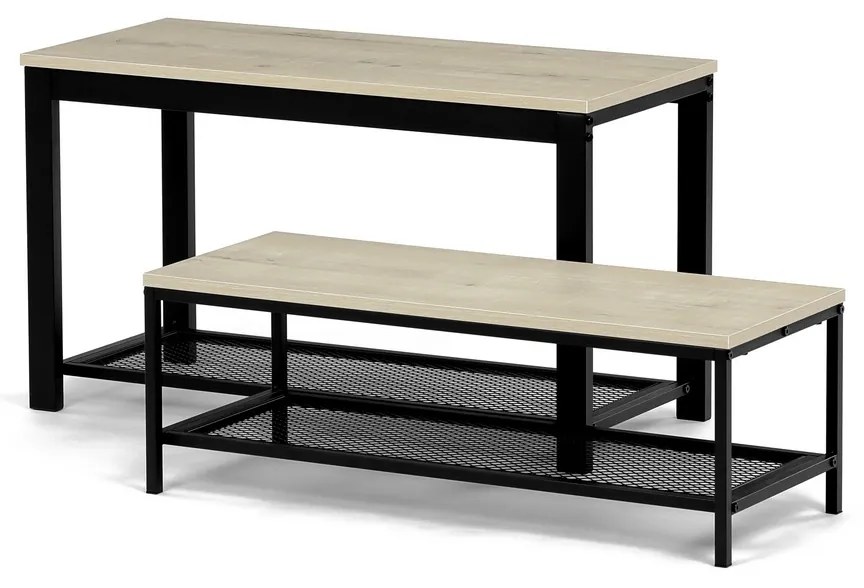 Set suport pantofi 2 buc, stejar Sonoma