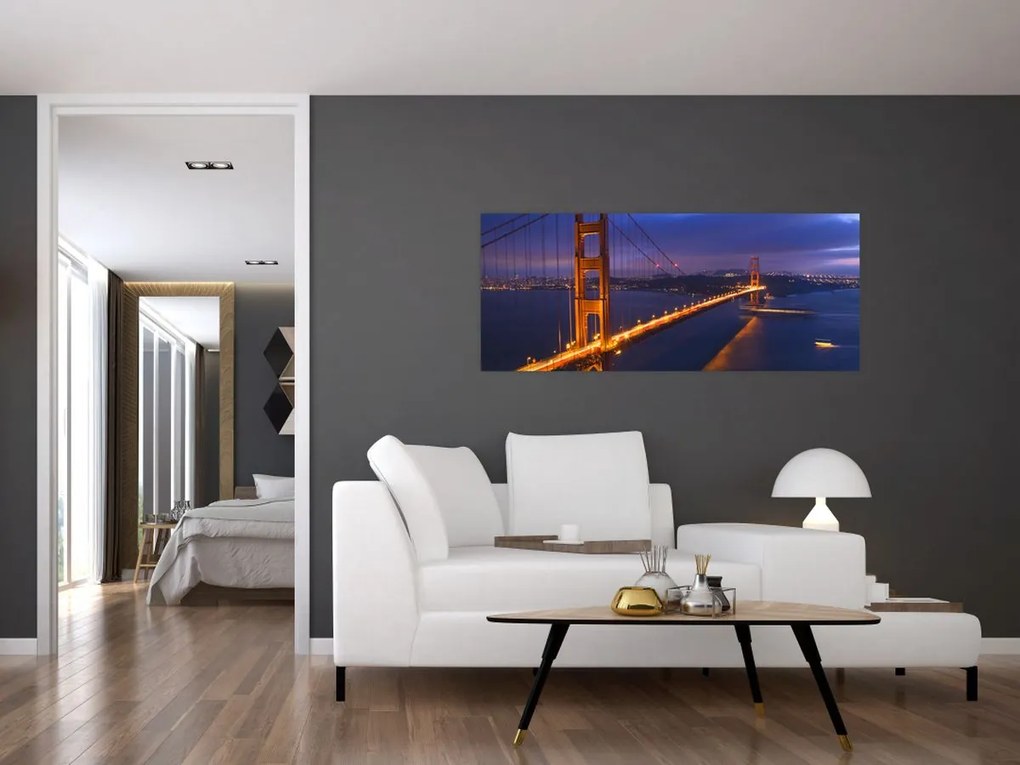 Tablou - Podul Golden Gate (120x50 cm)