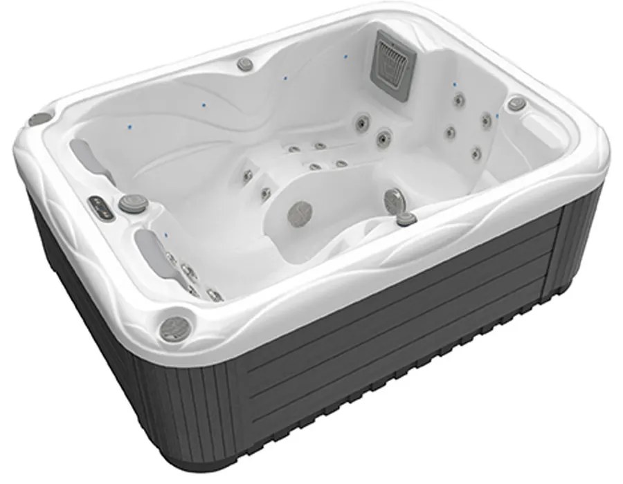 Piscină spa Firenze City Life Deluxe Alb-gheață