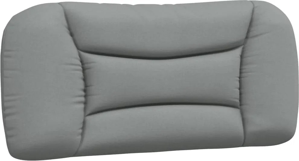 vidaXL Pernă tăblie de pat, Hvar, gri deschis, 80 cm, material textil