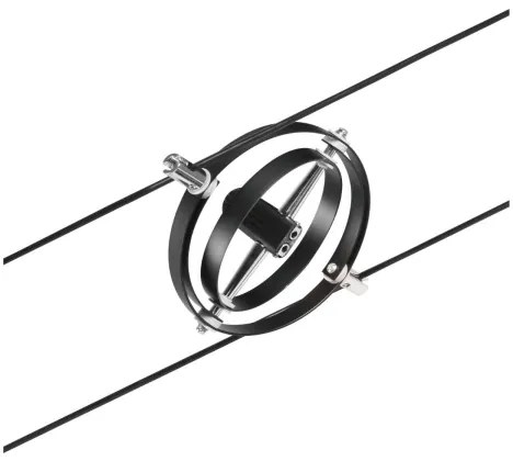 Paulmann 94494 - Set 8x GU5,3/7,5W spot CARDAN 230V negru