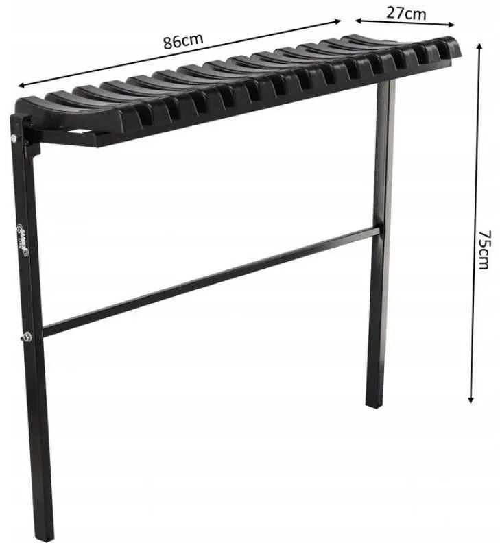 Bancă de grădină Shade 70 (negru). 1096491