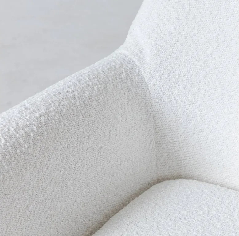 Fotoliu de design Culoare alb, MILAN