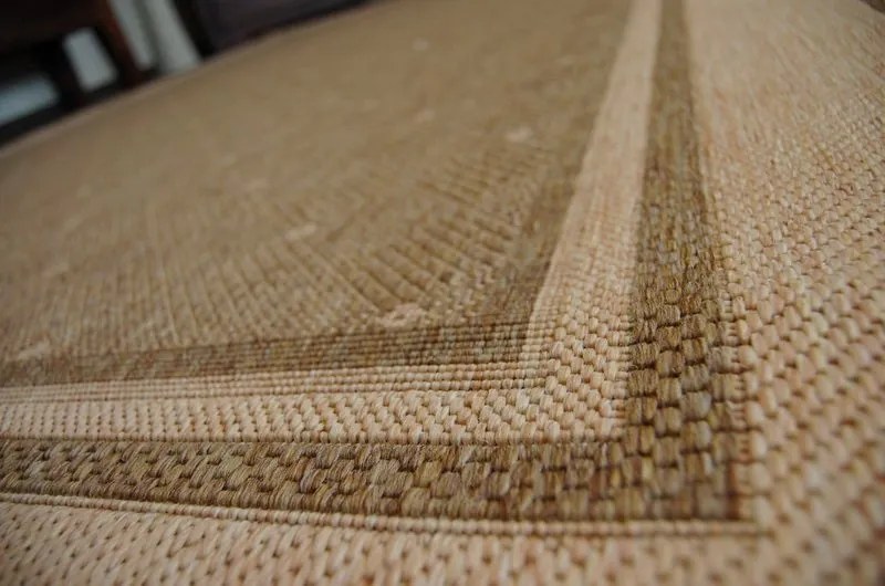 Covor sisal Floorlux 20077 coffee si mais