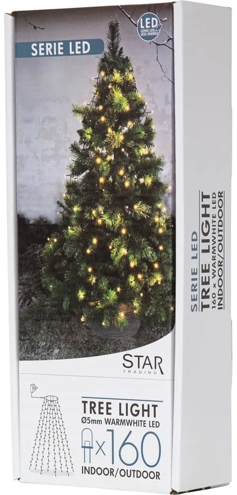 Ghirlandă luminoasă cu 160 becuri, lungime 200 cm Serie LED – Star Trading