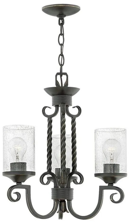 Lustră pe lanț Hinkley HK-CASA3 CASA 3xE27/60W/230V