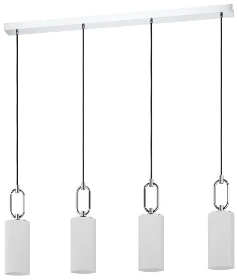 Lustră pe cablu Eglo 390129 MAJANA 4xE27/40W/230V crom lucios
